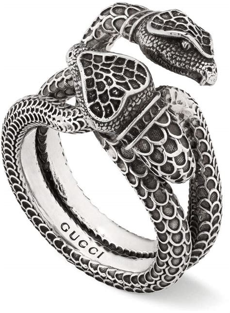 gucci men's snake chain|Gucci ring men sale.